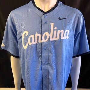 New mens XL authentic Nike North Carolina Tar Heels baseball jersey